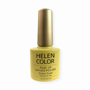 Esmalte em Gel Amarelo Manteiga Color Coat Helen Color 10ml
