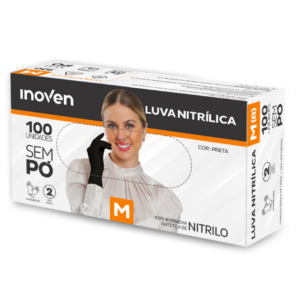 Luva Nitrílica Inoven Sem Pó 100un