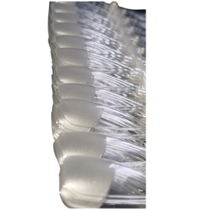 Tips Soft Gel Stiletto Semifosca Ultrafina Kaisa 240Un
