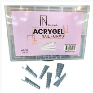 Molde F1 Russo De Ponta Mandorla Fan Nails 120pçs Nail Form