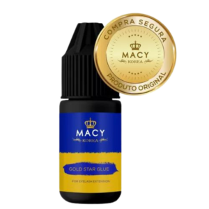 Cola Para Cilios Fio A Fio Volume Russo Elite Gold Macy 3ml