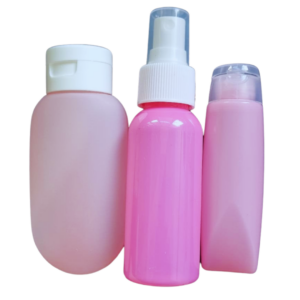 Kit de Viagem Empty Bottle Set – 3 Unidades com Zip Lock