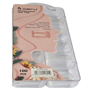Kit Tips Sorriso Reta C Dafu Com 100 Unidades e Cola Tips