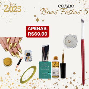 Kit Boas Festas da Along Nails Combo 05