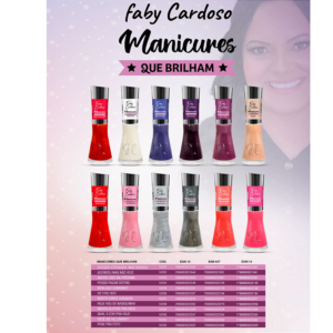 Esmalte trad 8ml Nar cosmeticos linha f.c manicures que brilham