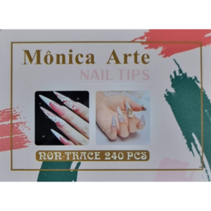 Nail Tips Bailarina Monica Arte 240 Peças