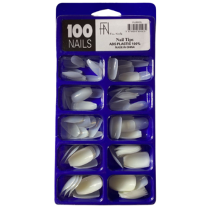 Tips Bailarina Leitosa Fan Nails 100un