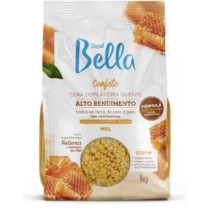 Cera Depilatória Quente Confete Mel Depil Bella – 1kg