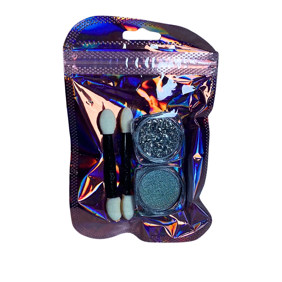 Glitter Flake e Refletivo Com Pincel ZipLock - Imagem 4