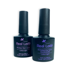 Kit Real Love Primer 8ml Não Ácido E Ph Balanceador
