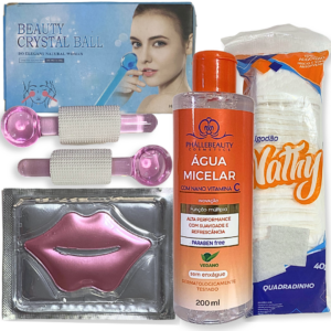 Kit Limpeza e Hidratação NathY com Água Micelar e mais