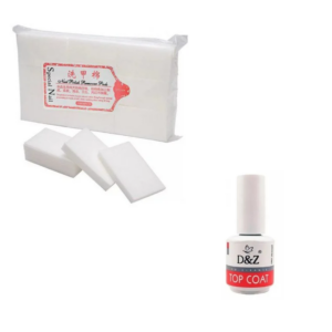 kit Algodão Prensado com Top Coat D&Z