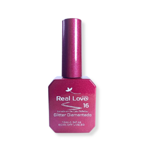 Esmalte em Gel Color Refletivo 10ml Real Love Glitter Diamantado
