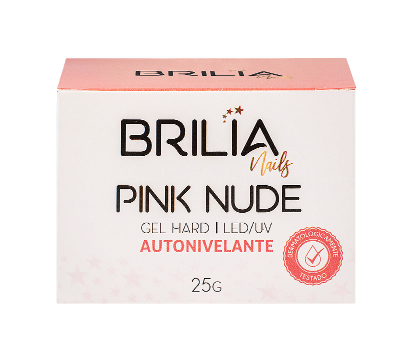 Brilia Nails Gel Pink Nude nova formula 25g - Imagem 3