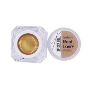 Gel Spider Dourado Real Love 10ml