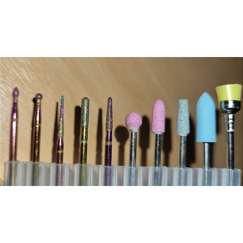 Kit Brocas Diamantadas e Polidoras com 10 Peças - Imagem 6