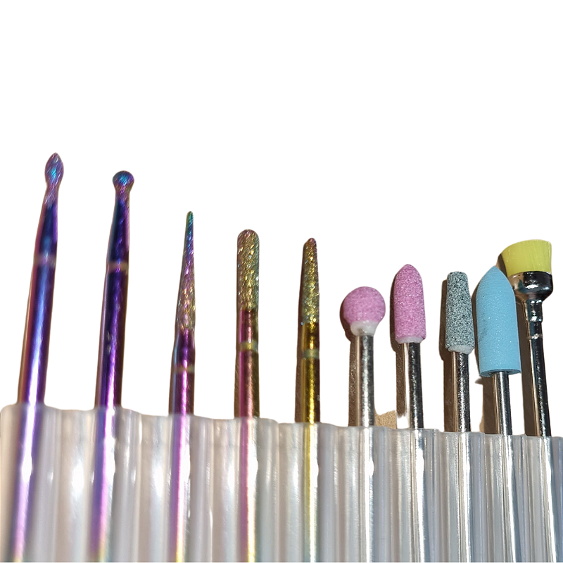 Kit Brocas Diamantadas e Polidoras com 10 Peças - Imagem 5
