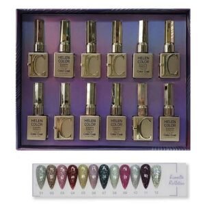 Kit Esmalte Refletivo Helen Color – 12 Esmaltes