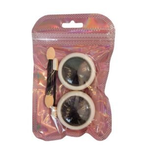 Kit Glitter Efeito Cromado e Folha de Ouro – Preto