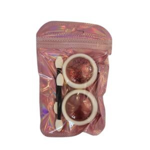 Kit Glitter Efeito Cromado e Folha de Ouro – Vermelho