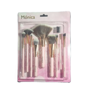 Kit Make up Brush Mônica 9 Peças