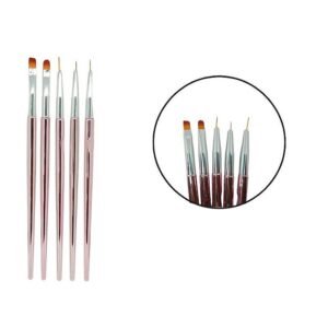 Kit Pincel 5 Peças N. Art Brush