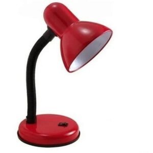 Luminária de Mesa com Base – Vermelha
