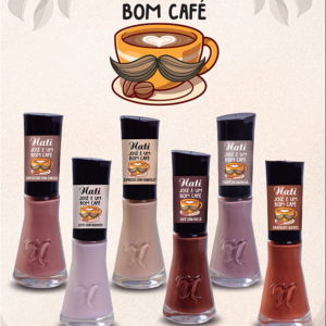Esmalte tradicional 8ml Nati cosmeticos coleção josé e um bom café