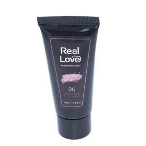 Polygel Real Love Glitter 6 Rosa Escuro- 30ml