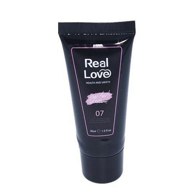 Polygel Real Love Glitter 7 Pink -30ml - Imagem 2