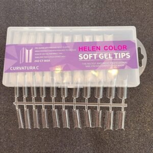 Tips Soft Gel Curvatura C- Helen Color 242 Unidades