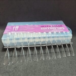 Tips Soft Gel Estileto – Helen Color 240 Unidades