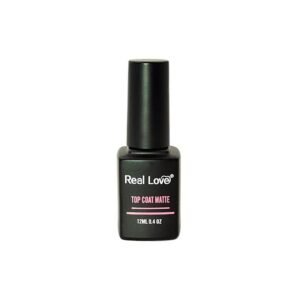 Top Coat Matte Efeito Fosco 12ml – Real Love