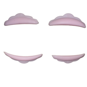 Bob De Silicone Pads P/ Lash Lifting Cílios – 5 Pares Rosa